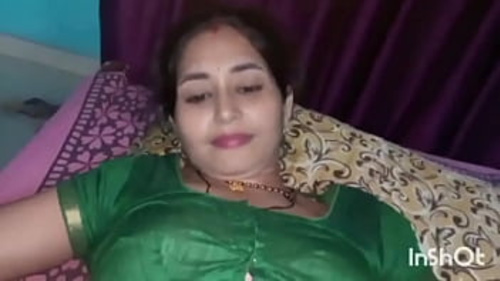 सौतेली बहन मोनू को उसके देवर से ओरल सेक्स और स्खलन मिलता है।