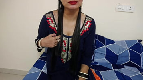 भारतीय आंटी इंदु अपने भतीजे मुकेश को हिंदी ऑडियो में बहकाना चाहती है