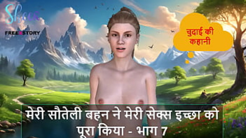 मेरी सौतेली बहन ने मेरी यौन इच्छाओं को एक हिंदी ऑडियो नैरेटिव में संतुष्ट किया।