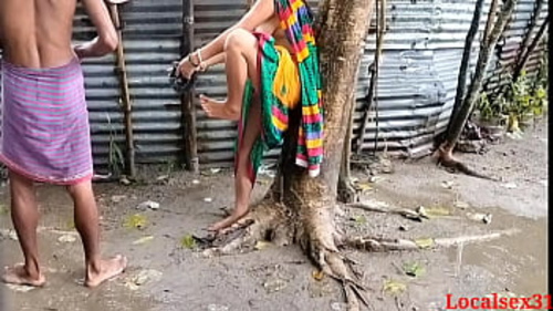 रैनी टाइम का अपने बड़े बट वाली काली पत्नी के साथ डॉगीस्टाइल में जंगली मुठभेड़